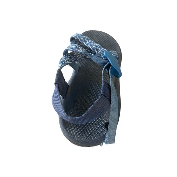 Chaco Z Cloud Classic Trine Blue Strappy Hiking Sandals Size 9 - Picture 6 of 8